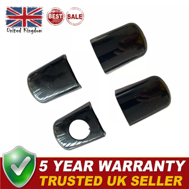 4Pcs For Citroen Berlingo Peugeot Partner Door Handle End Cover Cap Trim 9101GE