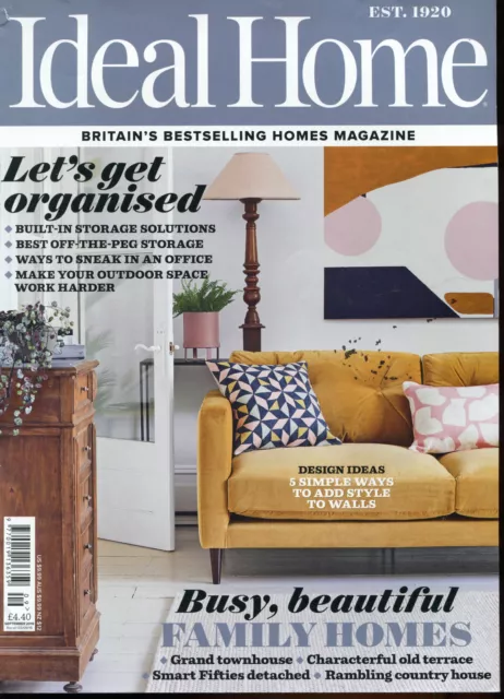 Ideal Home Magazine September 2019 geschäftige schöne Einfamilienhäuser