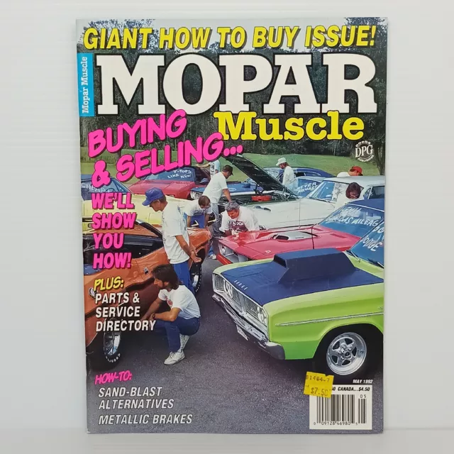 MOPAR MUSCLE MAGAZINE May 1992 Giant How to Buy Issue Buying ...