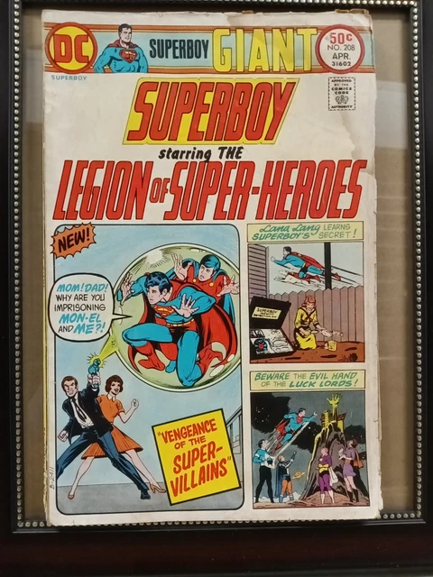 Superboy and the Legion of Super-Heroes #208-1st Crav Nah-DC comic book. P02