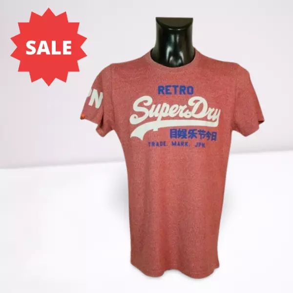 - Camiseta Superdry para hombre de algodón talla ML ( LABEL L ) gc **