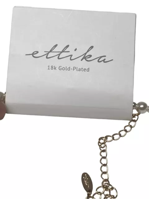Ettika Pearl Beaded Necklace in Gold 3