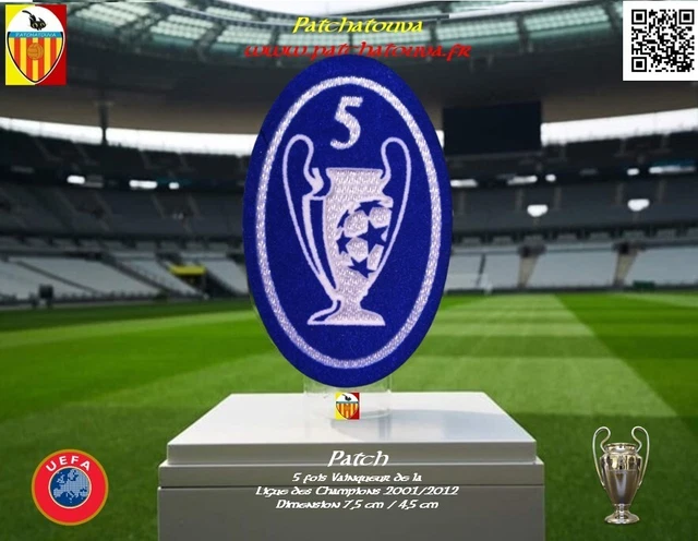 BADGE PATCH COUPE d'Europe 2007/08 Ligue des Champions Maillot foot PSG OM Real EUR 5,50 - FR
