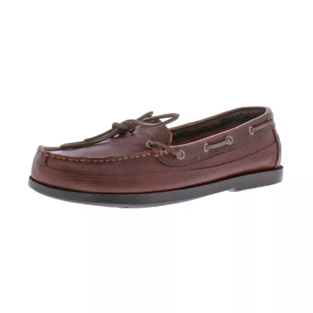LIFE OUTDOORS MENS One Brown Leather Boat Shoes Shoes 11 Medium (D ...