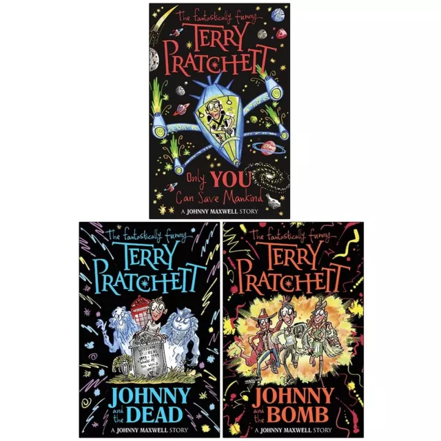 Johnny Maxwell collection Terry Pratchett 3 books set Johnny and the Bomb NEW