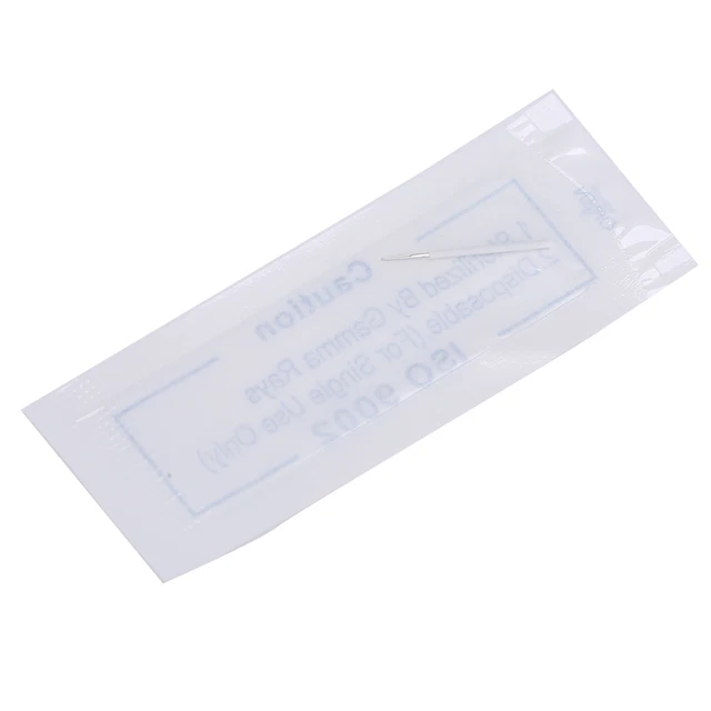 50 piezas aguja sombreadora microblading acero inoxidable aguja tatuaje para cejas (3RL) BST
