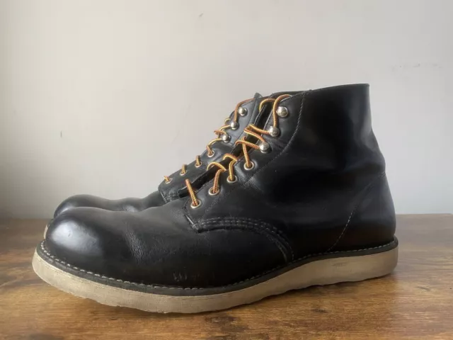 Round toe sales leather boots