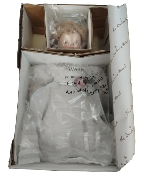 Shirley Temple 10” Porcelain Doll Curly Top Movie Classics Series Danbury Mint