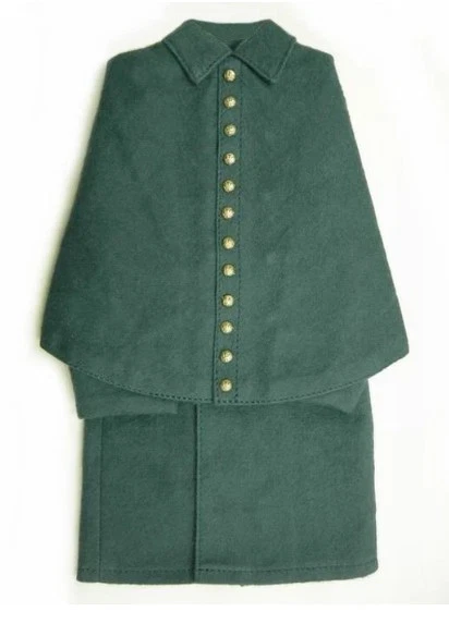 Manteau à Rotonde 1/6 Battle Gear Toys - Bleu Moyen - Guerre De Sécession - Union