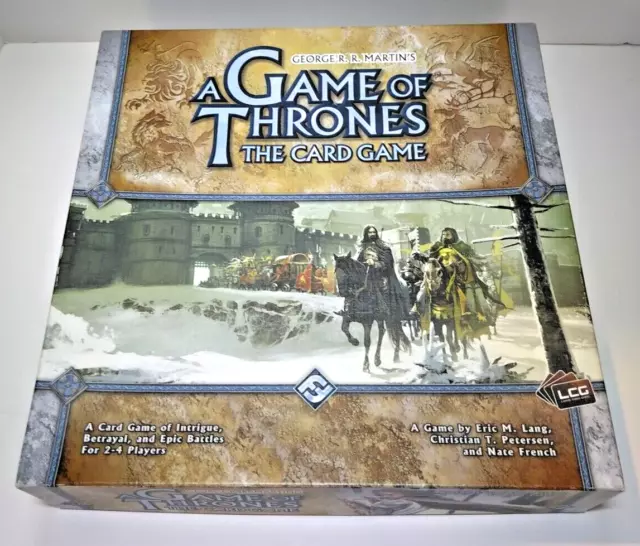 A Game Of Thrones A Card Game George R R Martin 2nd Edition 2008 Fantasy Flight