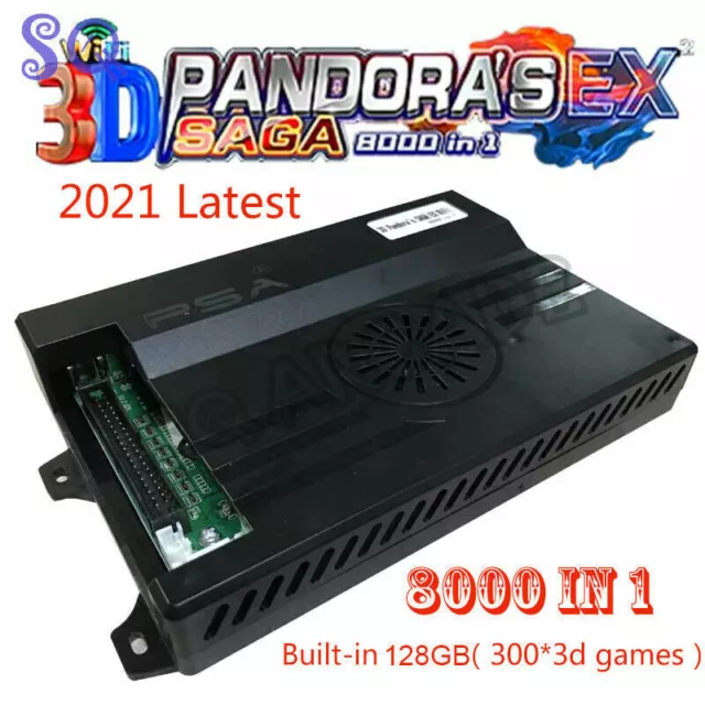 pandora box Saga EX 8000 Game Board home version for Arcade game HDMI 3D