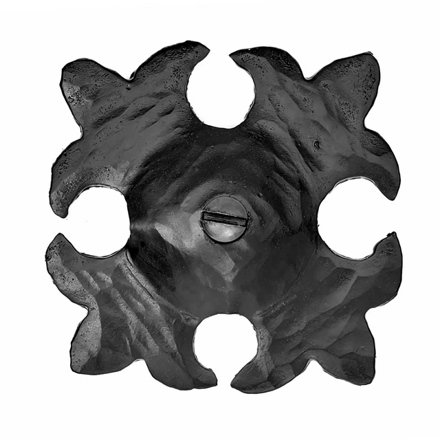 5 Pack Forged Door Clavos Decorative Nails 2" Rustic Hammered Iron Black Finish