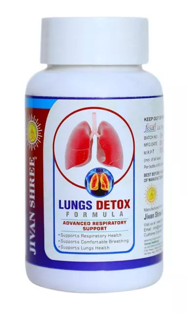 Suplemento ayurvédico para desintoxicación pulmonar elimina el alquitrán de...