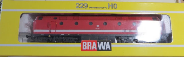 Locomotive Diesel BRAWA H0 0459 - Köf II Haifischmaul DB (Occasion)