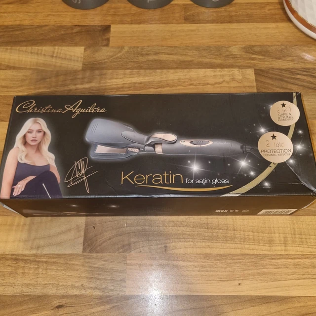 CHRISTINA AGUILERA KERATIN WAVE STYLER Tong Triple Barrel waver 14.99 PicClick UK