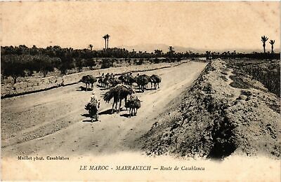 CPA AK Marrakech - Route de Casablanca MAROC (963599)
