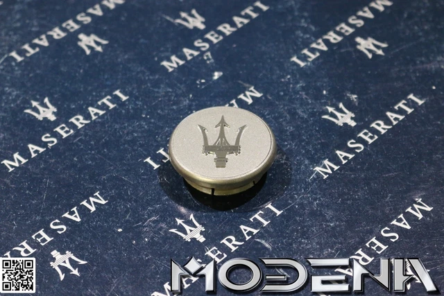 Set 4 Coprimozzo Centrali Per Maserati Ghibli - Diametro 60mm, Protezione Antiruggine E Graffi, Facile Installazione