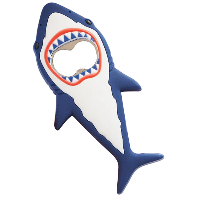 Apribottiglie A Forma Di Squalo Con Magnete - Portachiavi Divertente E Pratico - Foto 13