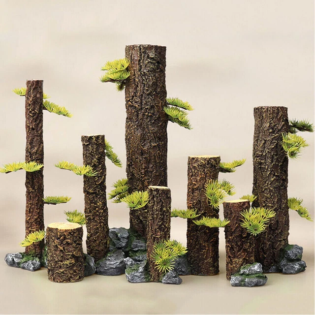 Driftwood Artificial Trunk Aquarium Fish Tank Tree Branch Landscape Home decor#