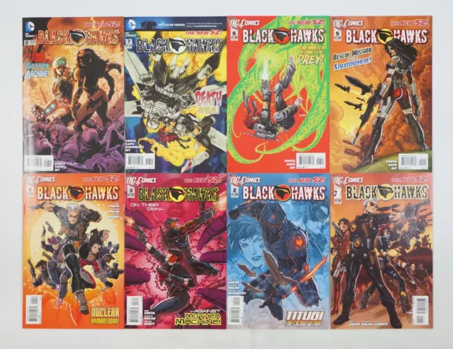 Blackhawks #1-8 VF/NM complete series - DC Comics New 52 set lot 2 3 4 5 6 7