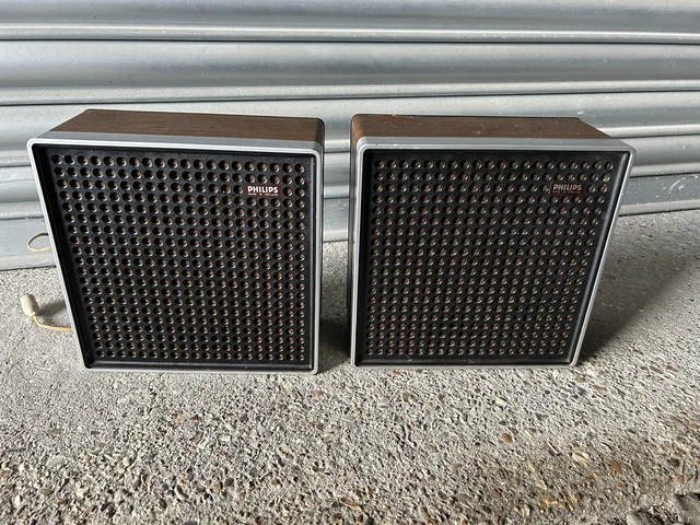 Paire D'enceintes Encastrables Philips SBM 148 - Forme Ovale - Neuves Originales - Pour Intérieur