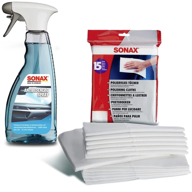 SONAX 500 ml SPRAY ANTIAPPANNAMENTO DISCHI SPRAY + PANNI NON LUCIDANTI
