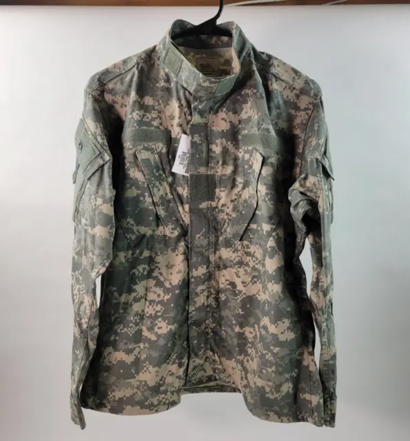 US Army Combat Field Jacket Small Short BDU Zippered Digital Camo Military NWT