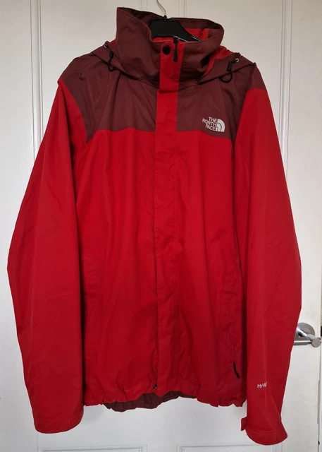 The North Face hyvent mens large coat waterproof insulated coat red