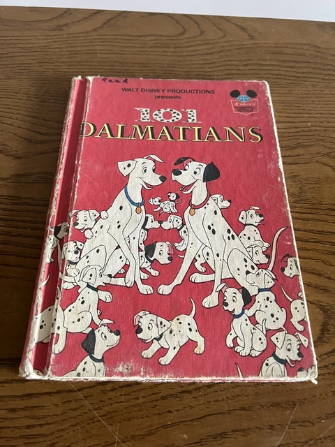 Vintage Disney's Wonderful World of Reading 101 Dalmations Book Hardcover