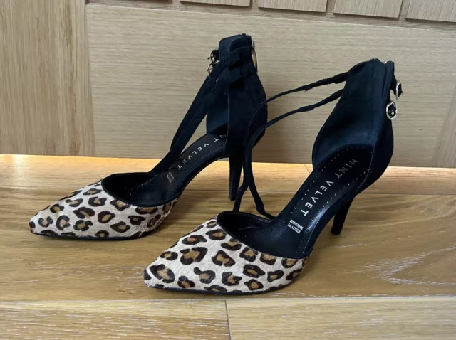 Mint velvet leopard print hot sale shoes
