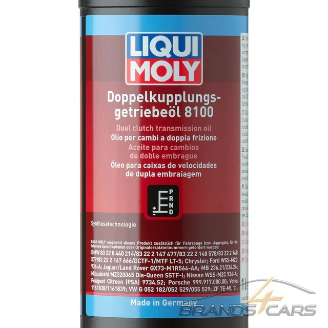 LIQUI MOLY 1 Liter Dsg Getriebeöl 8100 Doppelkupplungsgetriebeöl ...
