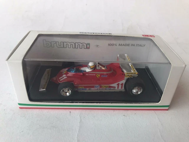 FERRARI F1 312 T4 QUEUE COURTE 11 JODY SCHECKTER GRAND PRIX DE MONACO 1979 1ER ET CHAMPION DU MONDE AVEC PILOTE (18-01545