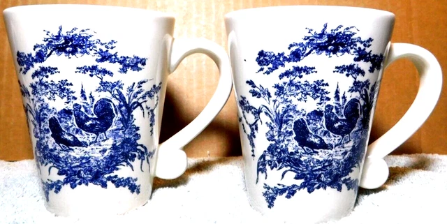 CS~Classic Ceramics California Pantry 2002 Coffee Cups Set Of 2