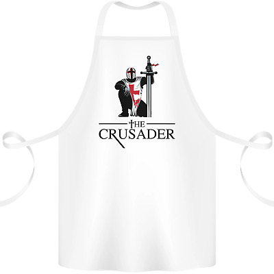 The Cusader Knights Templar St Georges Day Cotton Apron 100% Organic