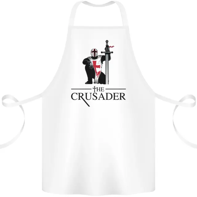 The Cusader Knights Templar St Georges Day Cotton Apron 100% Organic