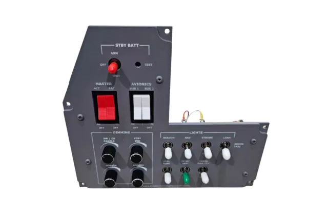 Cessna 172 G1000 Switch Panel For Flight Simulator