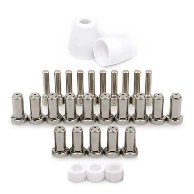 30pc Plasma Electrode Nozzle Tip 50A Swirl Ring Shield for PT-31XL PT-31XT Torch