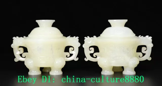 5.1 "antique naturel et Tian Yue sculpture Dragon oreille encens