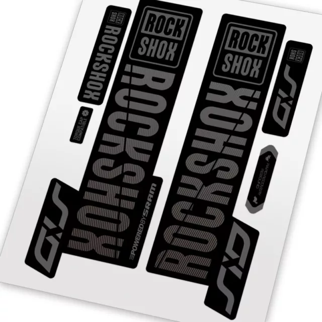 Rockshox SID 2018 Forks Decal Kit Sticker Mountain MTB Bike Downhill Jump Enduro