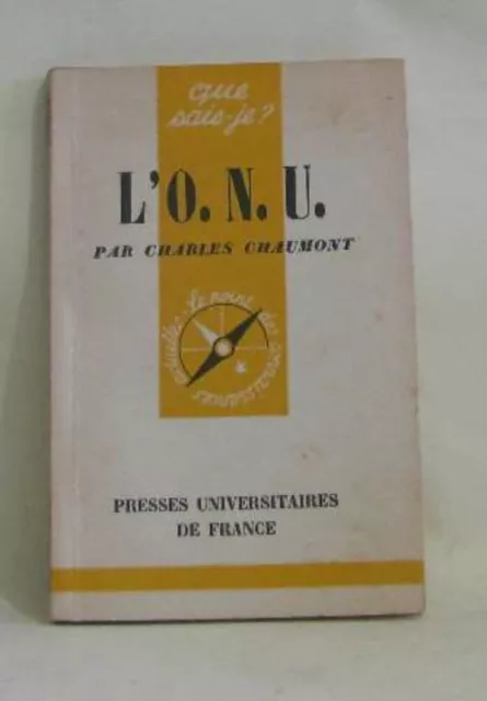 L'onu | Chaumont Charles | Bon état