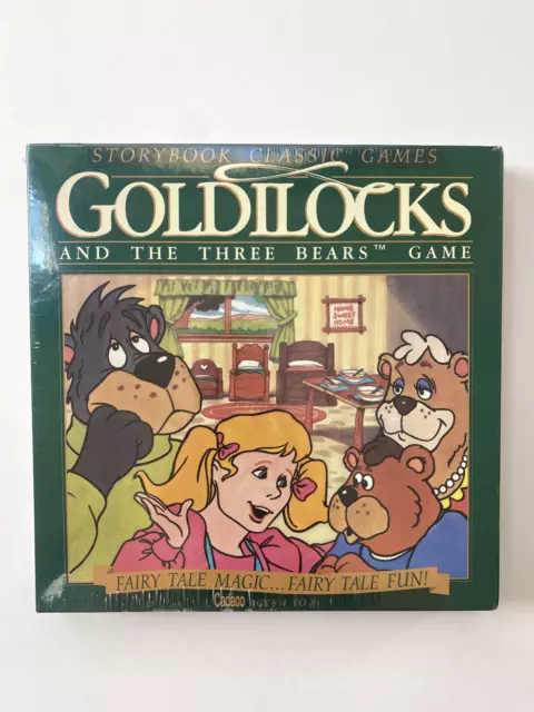 GOLDILOCKS AND THE THREE BEARS BOARD GAME by Cadaco, 1991 Brand New, Sealed