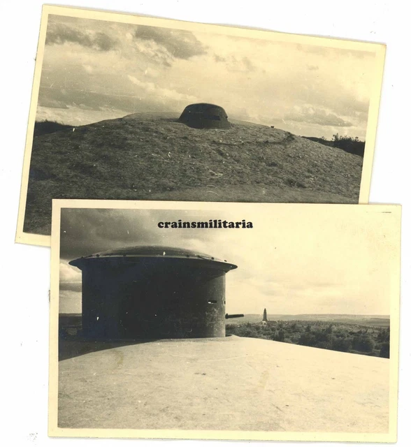 2X ORIG FOTO Panzerkuppel Bunker Fort VAUX B Verdun Douaumont 2X ORIG FOTO Panzerkuppel Bunker Fort VAUX B Verdun Douaumont
