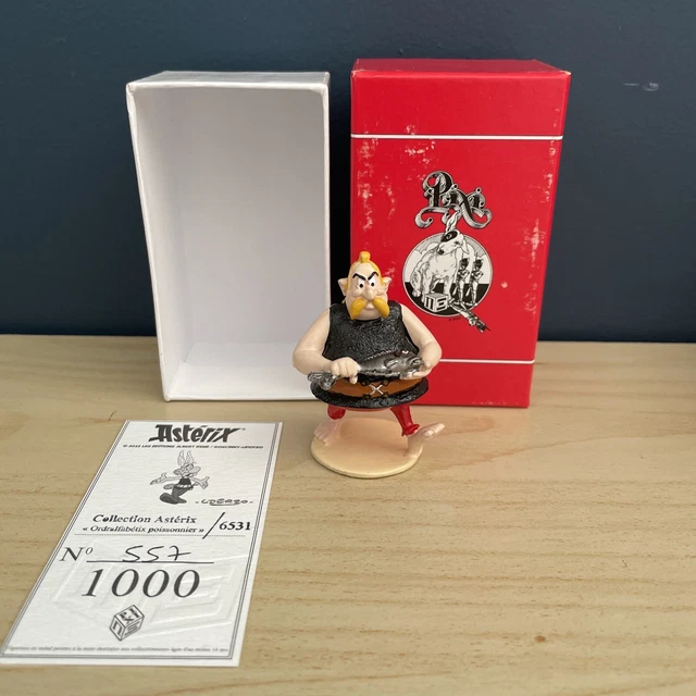 Figurine Pixi Asterix - ordralfabétix poissonnier / ref 6531 / tirage 1000 ex