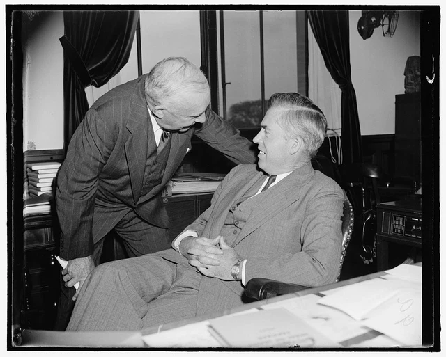 Reproduced 1939 Photo Henry A Wallace, Right d