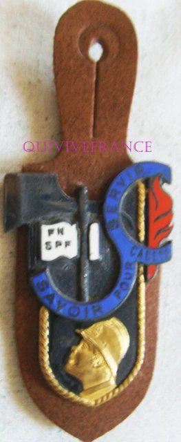 IN21324 - Distintivo Genieri Pompiers Cadetti Da La F. N. P.F , 53 MM