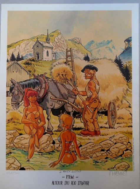 F Meynet. Sérigraphie signée et numérotée.