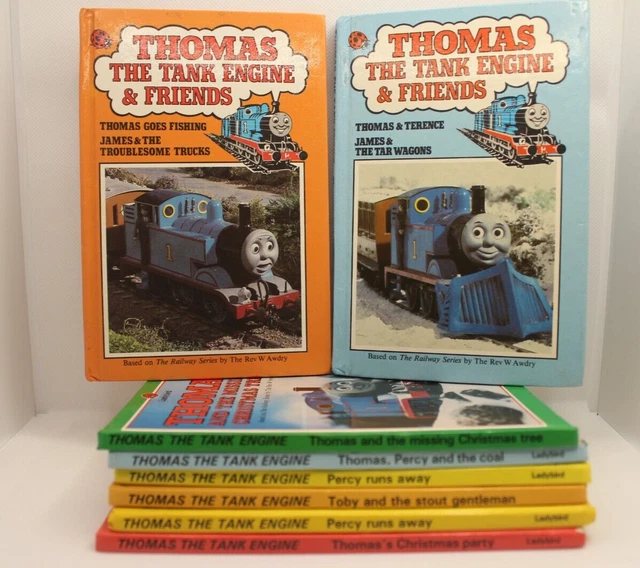 VINTAGE LADYBIRD BOOKS Thomas The Tank Engine And Friends Book Set x 11 ...