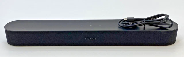 SONOS BEAM GEN 1 Black Model S14 with Original Cable Excellent