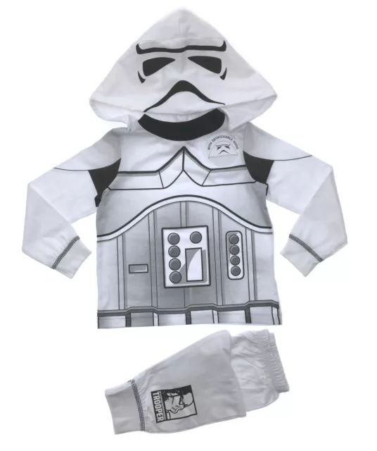 Kids Star Wars Pjs Novelty Fancy Dress Up Pyjamas 100% Cotton Darth Vader Size