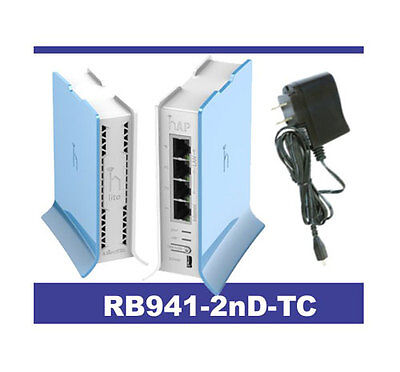 Mikrotik- sans Fil Point D'Accès ,650MHz ,4x Ethernet Lan, 2.4Ghz (RB941-2ND-TC